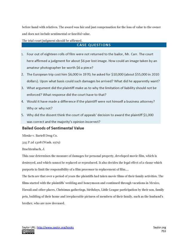 Business Law and the Legal Environment - Page 753